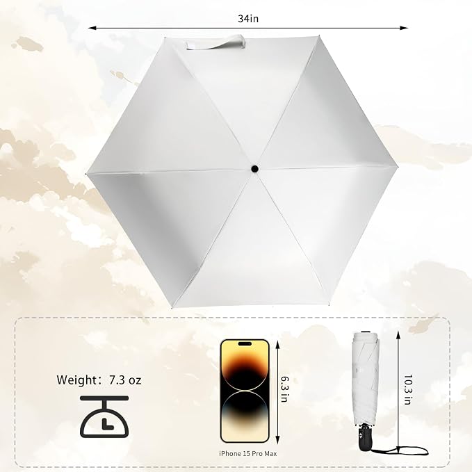 GAOYAING Compact Automatic Travel Umbrella - Image 3