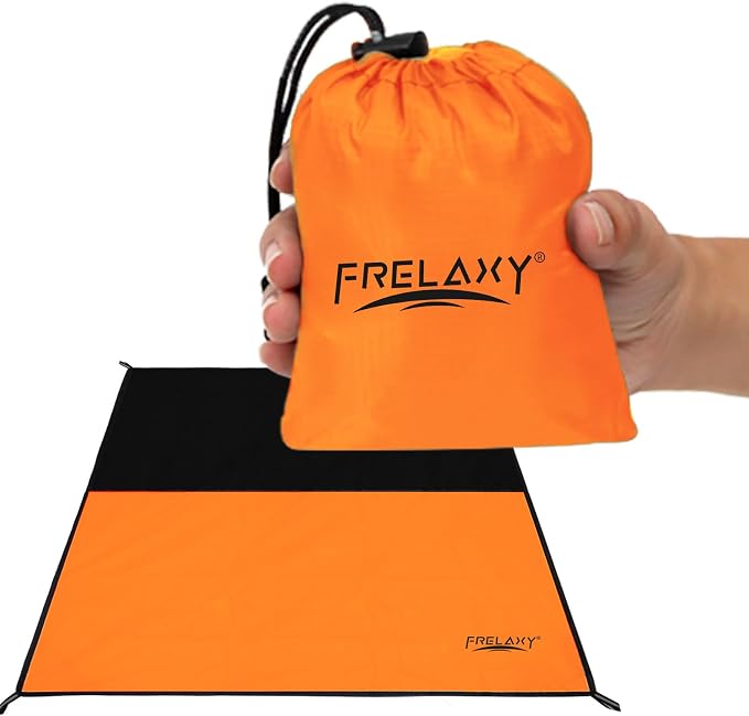 Frelaxy Pocket Picnic Blanket, Waterproof Sandproof Beach Mat, Compact Camping by Frelaxy