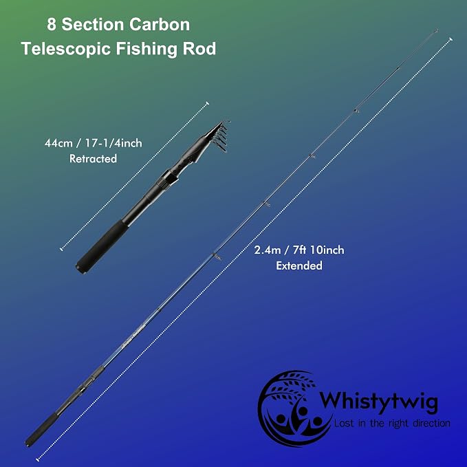 Whistytwig Telescopic Fishing Rod - Image 3