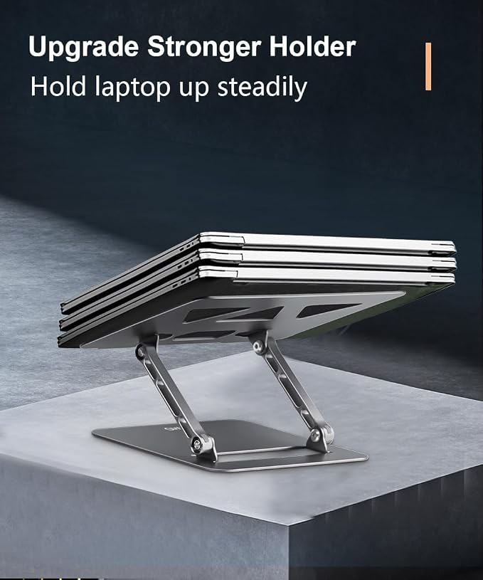 Adjustable Laptop Stand for Desk, Portable Laptop Stand Holder and Riser - Image 5