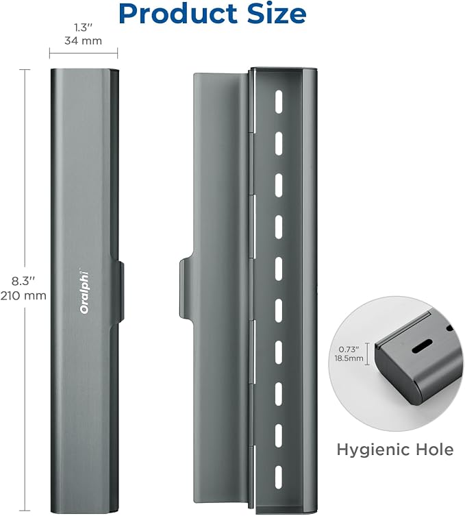 Aluminum Toothbrush Travel Case, Portable Travel Toothbrush Holder, Durable - Image 5