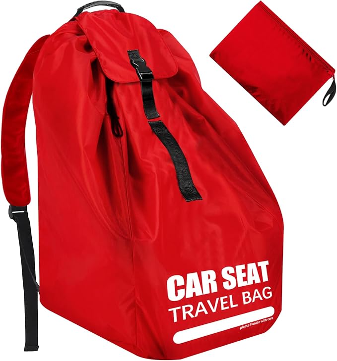 Car Seat Travel Bag for Airplane, Large Car Seat Bags for Air Travel by Imbsinvncy