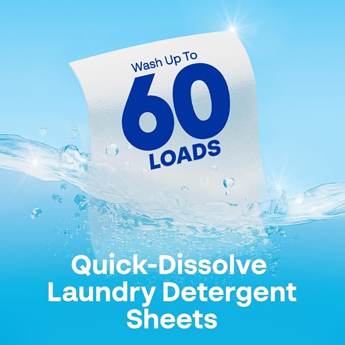 Earth Breeze Laundry Detergent Sheets Fresh Scent - Image 4