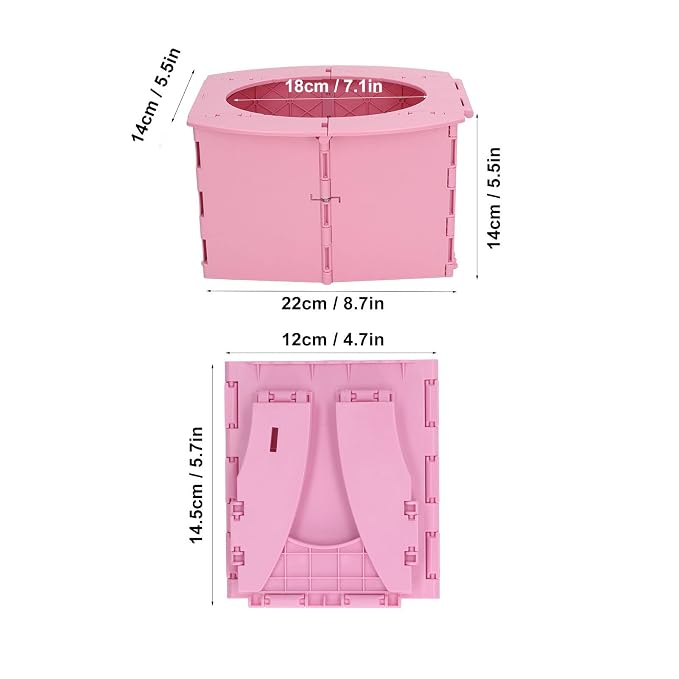 Portable Lightweight Foldable Toddler Potty Baby Toilet Camping Travel - Image 8