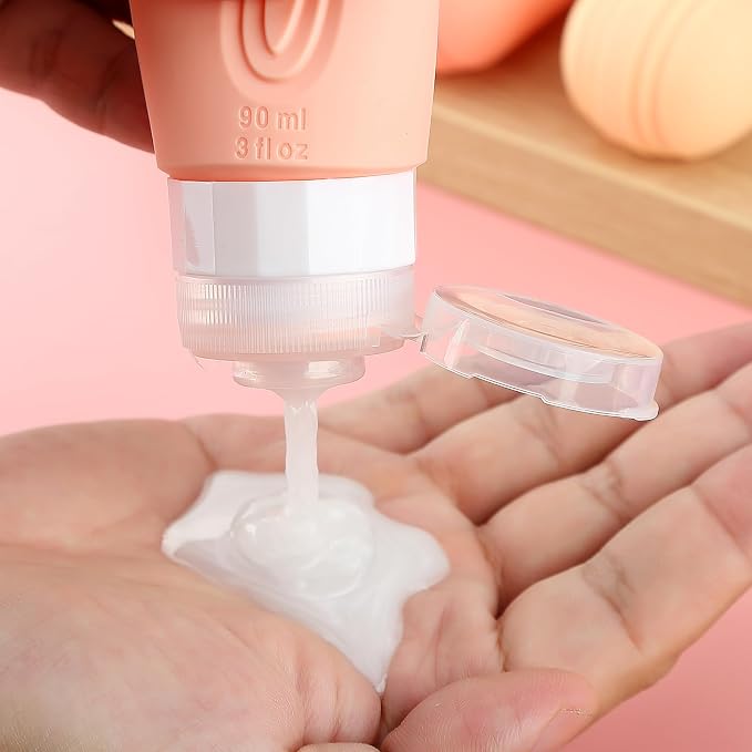 Travel Bottles for Toiletries, Tsa Approved 3oz Travel Size Containers BPA Free - Image 4