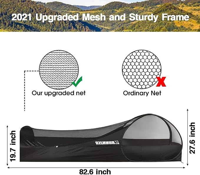 Single Person Pop Up Tent, 1 Person Mosquito Net Tent - Image 4