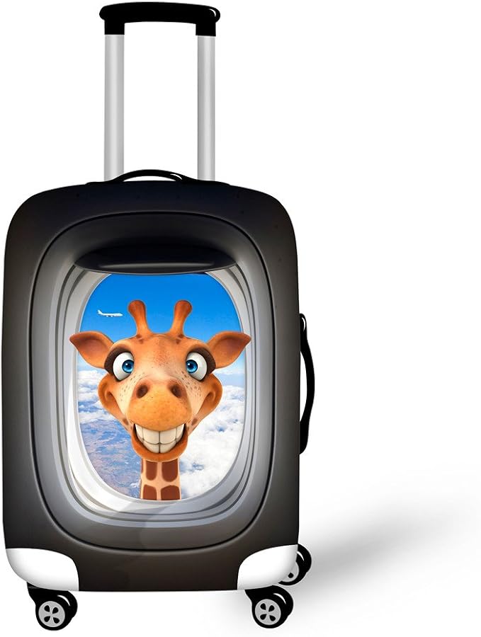 Giragge Animal Cute Travel Suitcas Cover Luggage Protector Fits 26-29 Inch by Dremagia
