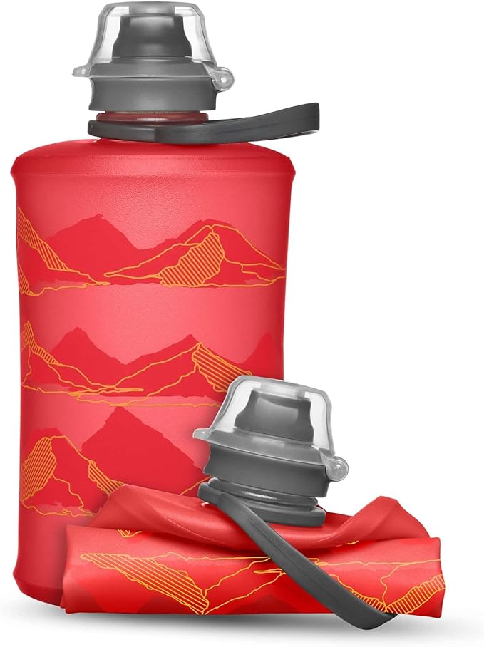 HydraPak Stow - Collapsible Backpacking Water Bottle - BPA Free, Ultra Light by Hydrapak