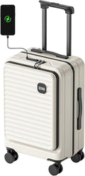 HotWay 24 Inch Expandable Front Opening Checked Luggage by Unknown