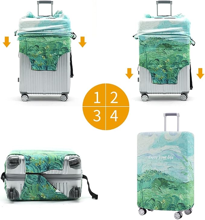Travelkin Luggage Covers For Suitcase Tsa Approved, Suitcase Cover Protector - Image 7