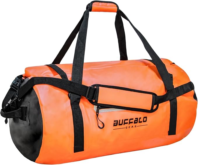 Buffalo Gear Waterproof Duffle Bag 40L 60L 80L Roll-top Dry Bag Heavy Duty - Image 2