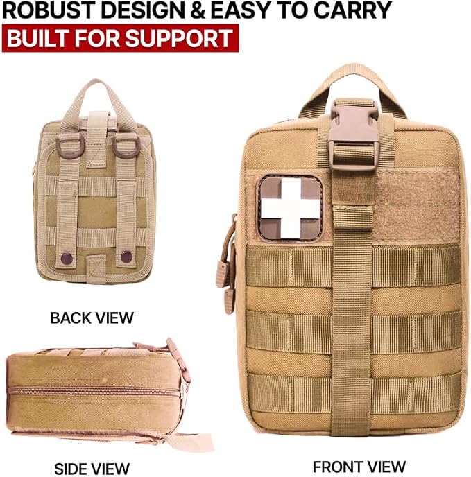 MOLLE Rip Away EMT First Aid IFAK Pouch Medical Empty Bag - Image 5