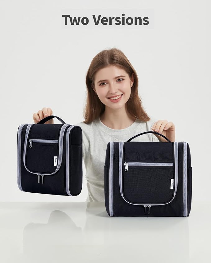 Narwey Small Hanging Travel Toiletry Bag Cosmetic Make Up Organizer - Image 9