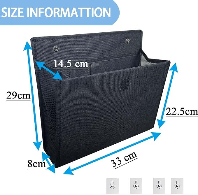 Over the Door Shoe Organizer, Oxford 600D Fabric Shoe Storage Rack - Image 2
