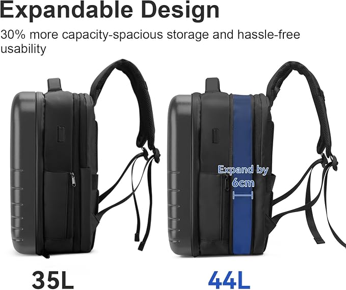 SOKOK Carry On Travel Backpack Waterproof Business Backpack Expandable - Image 6