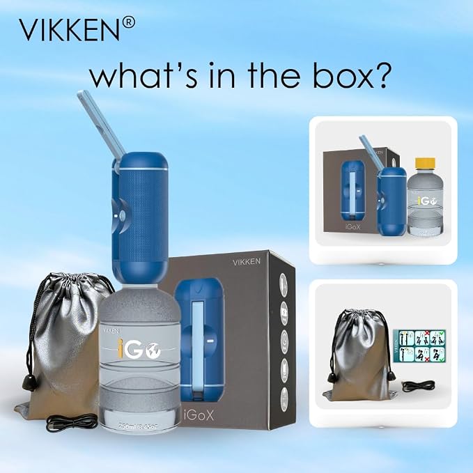 VIKKEN® 250ml iGo X Portable Travel Bidet USB-Type C Rechargeable Electric - Image 5