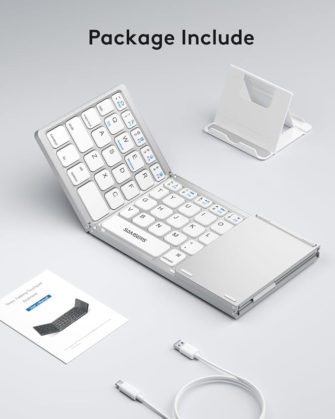 Samsers Foldable Bluetooth Keyboard - Image 9