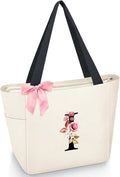 Vavabox Tote Bag, A-Z Initial Monogrammed Waterproof Tote Bag, Bridesmaid Gifts by Vavabox