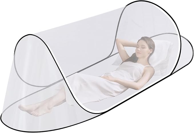 Large Pop Up Mosquito Tent, Portable Foldable Mosquito Net by Axcoix
