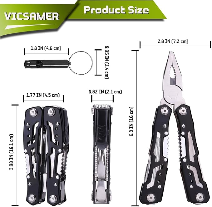14 in 1 Multitool Pliers Gives One Whistle as a Gift, Professional Pocket - Image 2