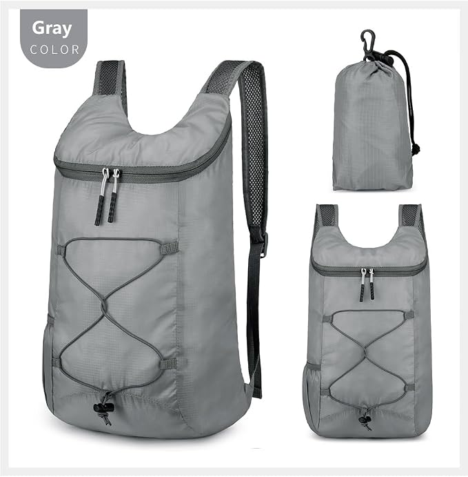 16L Hiking Daypack Lightweight Foldable Travel Backpack Water Repellent Camping - Image 2