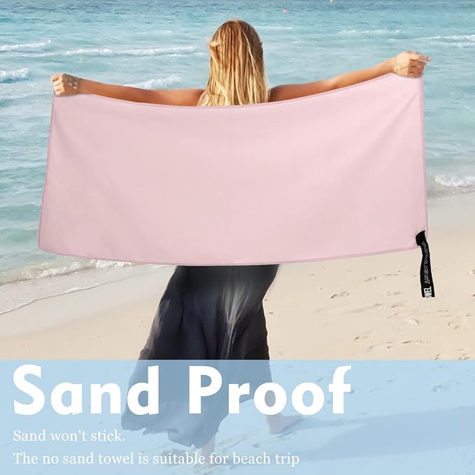 Microfiber Travel Towel, Soft Lightweight Quick Dry Towel, Super Absorbent - Image 6