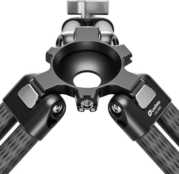 Leofoto LVC-253C+BV-20 Video Tripod, Twin Leg, Integrated Bowl, Leveling Base - Image 7
