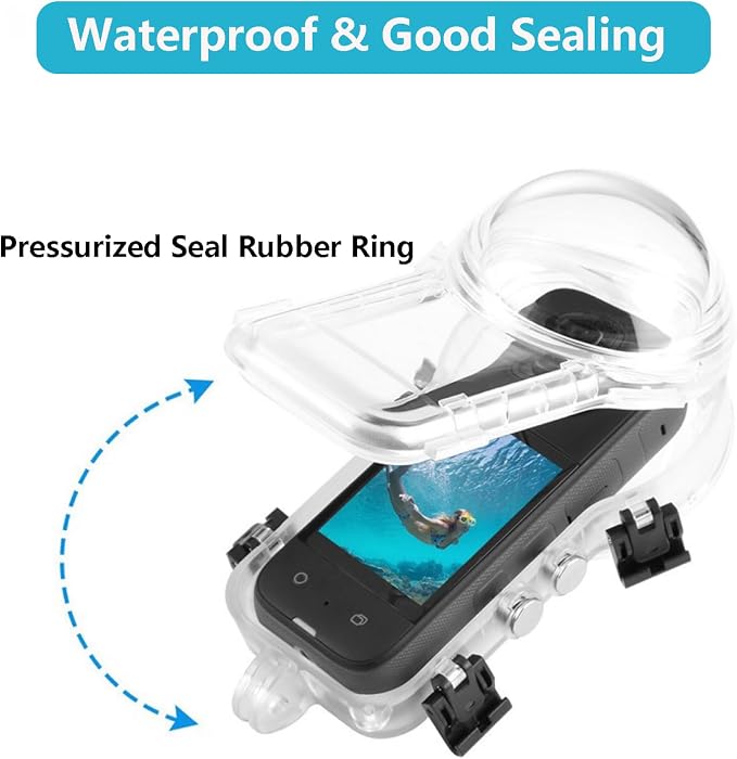 Invisible Dive Case Compatible for Insta360 X4 Dive Housing Case 50m 164ft - Image 4