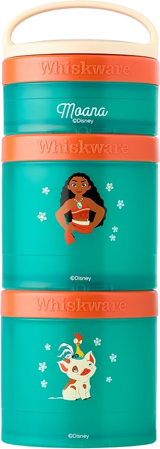 Whiskware Disney Princess Moana, Stackable Snack Containers by Whiskware