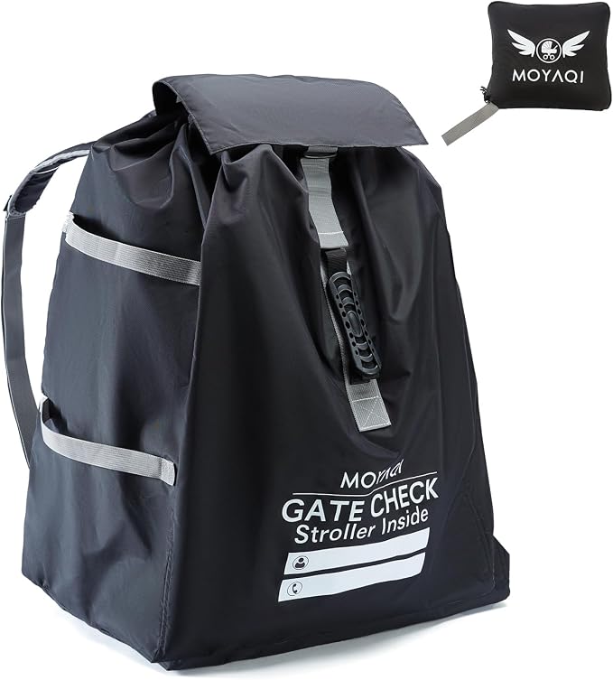 MOYAQI Stroller Travel Bag for Airplane, Gate Check Bag Backpack by MYQMOYAQI