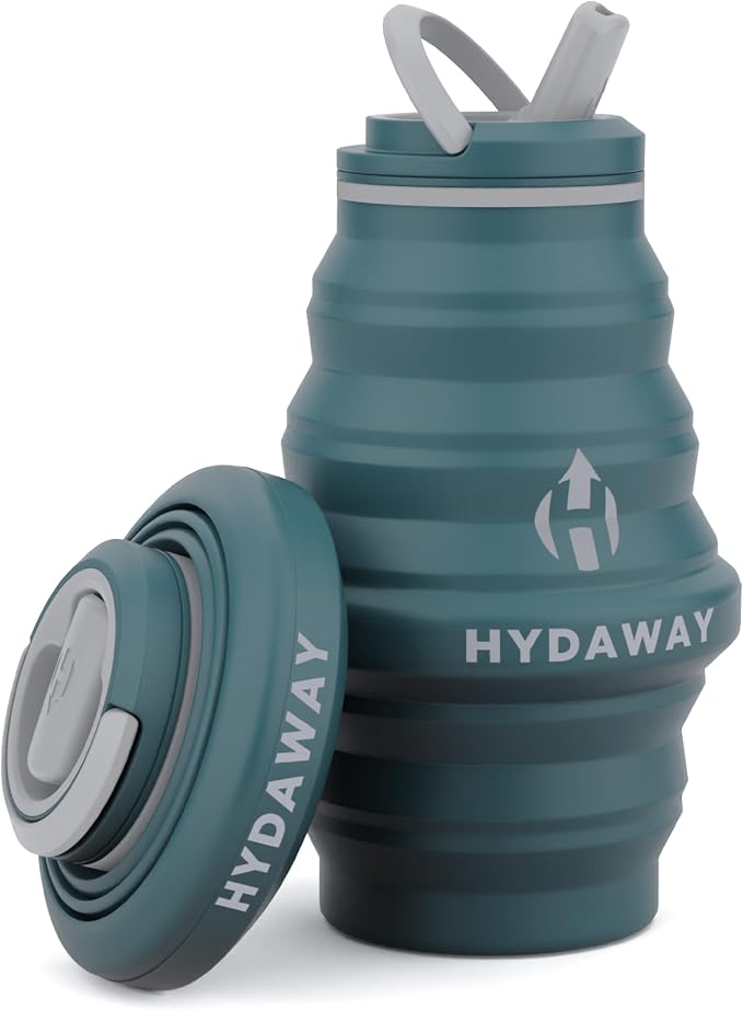HYDAWAY 17oz Collapsible Water Bottle by HYDAWAY
