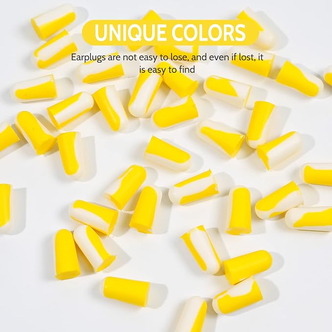 LYSIAN Ultra Soft Foam Earplugs Sleep 5 Pairs, 38dB Noise Reduction Ear Plugs - Image 3