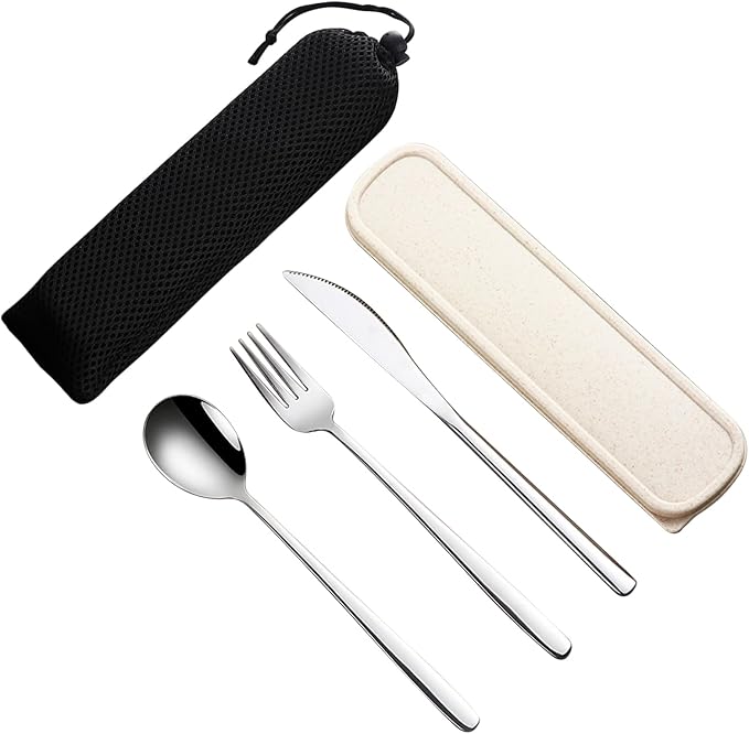 VANRA 3-Piece Portable Travel Utensils Set by VANRA