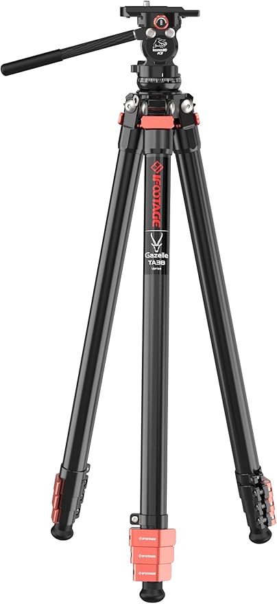 IFOOTAGE Gazelle TA3B+Komodo K3 Aluminum Camera Tripod by IFOOTAGE