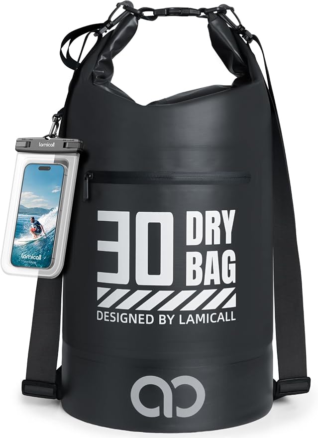Lamicall Dry Bag Waterproof Backpack - 5L/10L/20L/30L/40L Roll Top Waterproof by Lamicall
