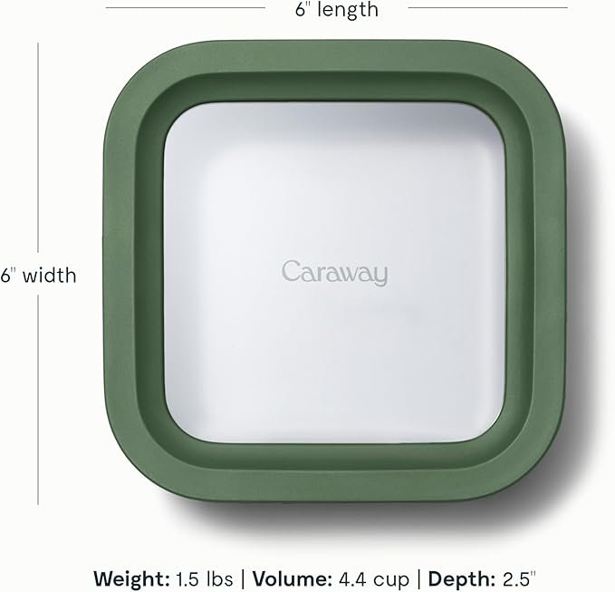 Caraway Glass Food Storage, 4.4 Cup - Image 3