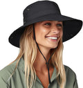FURTALK Sun Hats for Women Ponytail UPF 50+ Beach Summer Hat Wide Brim Packable by FURTALK