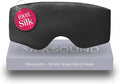 SilkSound 100% Mulberry Silk Bluetooth Sleep Mask by BackBayAudio