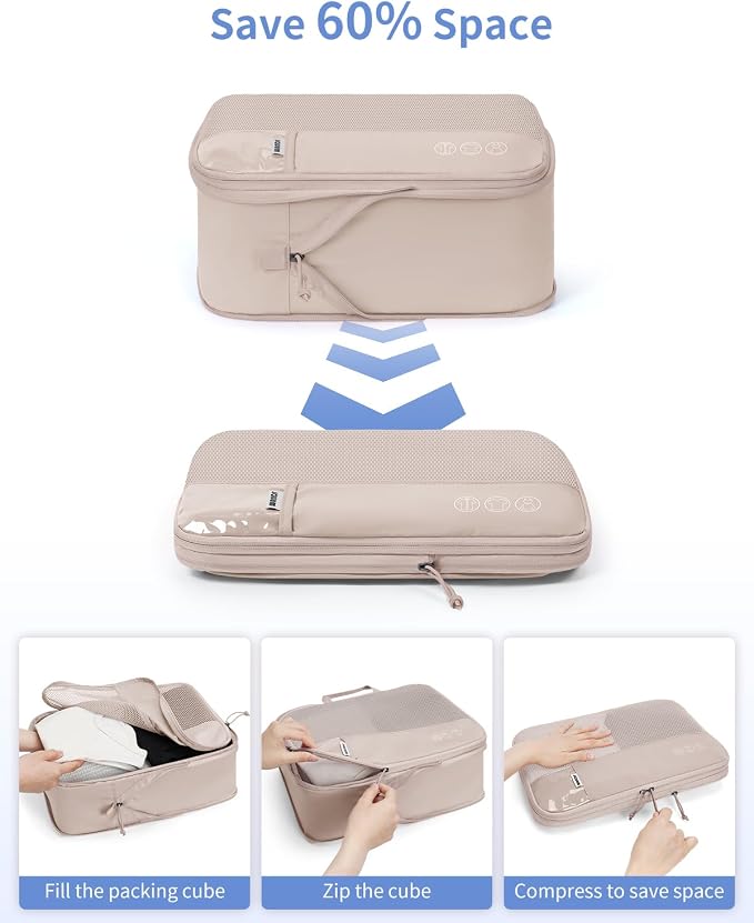 WANDF 7 Set Compression Packing Cubes - Image 5