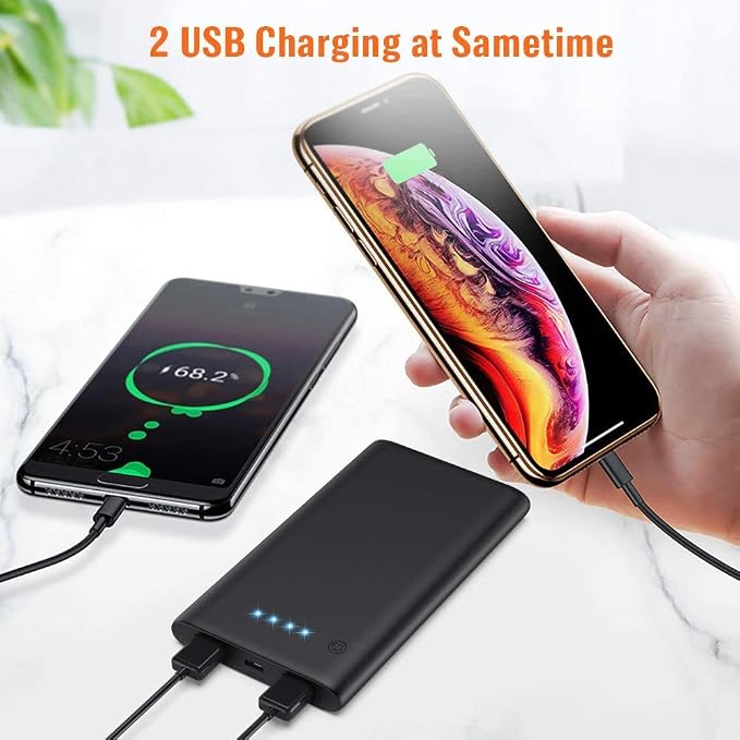 Portable Charger Power Bank 10000mAh, Ultra Slim Portable Phone Charger - Image 4