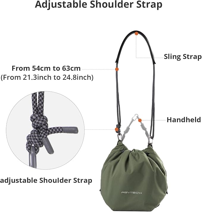 PGYTECH OneGo Drawstring Small Camera Bag, Soft Cute Camera Pouch Handbag - Image 7