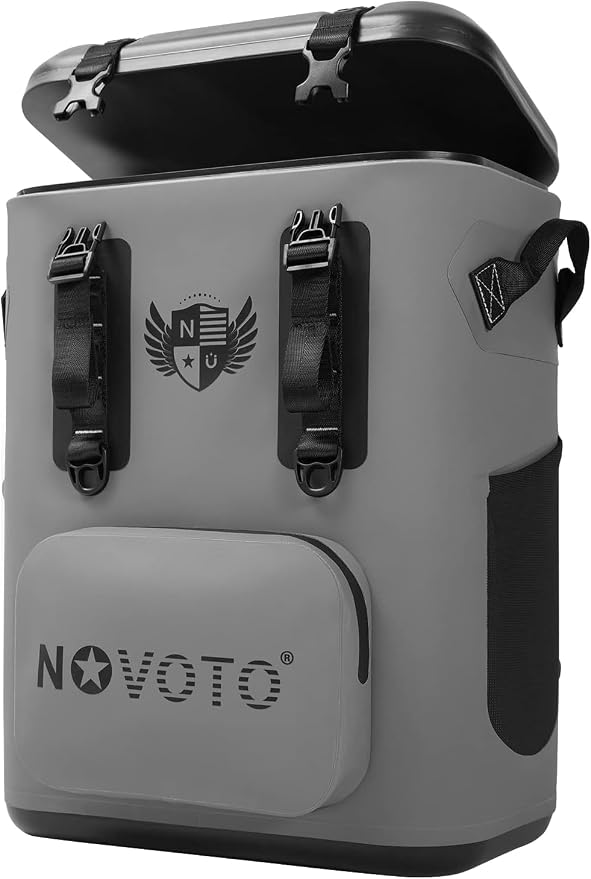 Magnetic Soft Cooler, Zipperless Soft Sided Cooler Bag by Novoto