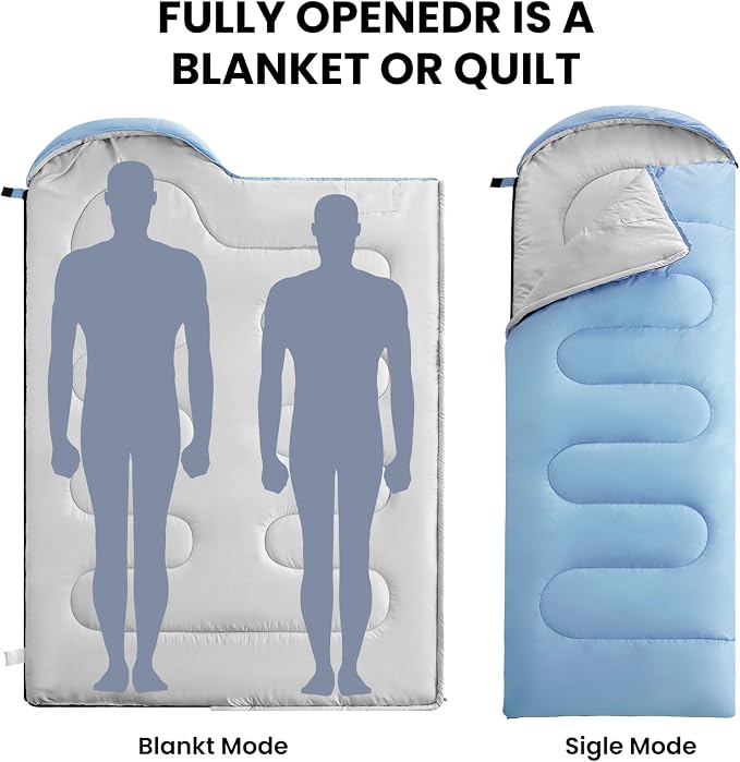 FARLAND Sleeping Bags 30℉ for Adults Teens Kids - Image 3