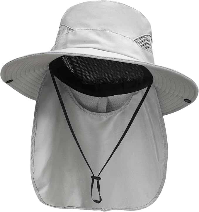 NPJY Sun Fishing Hats with Neck Flap by Unknown