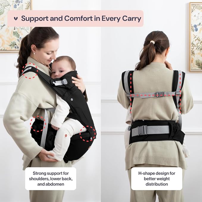 BabbleRoo Grow Carrier – 6-in-1 Baby Carrier - Image 4