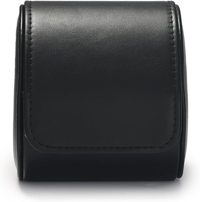 Oirlv Premium Leather Watch Roll Travel Case Single Watch Box - Image 9