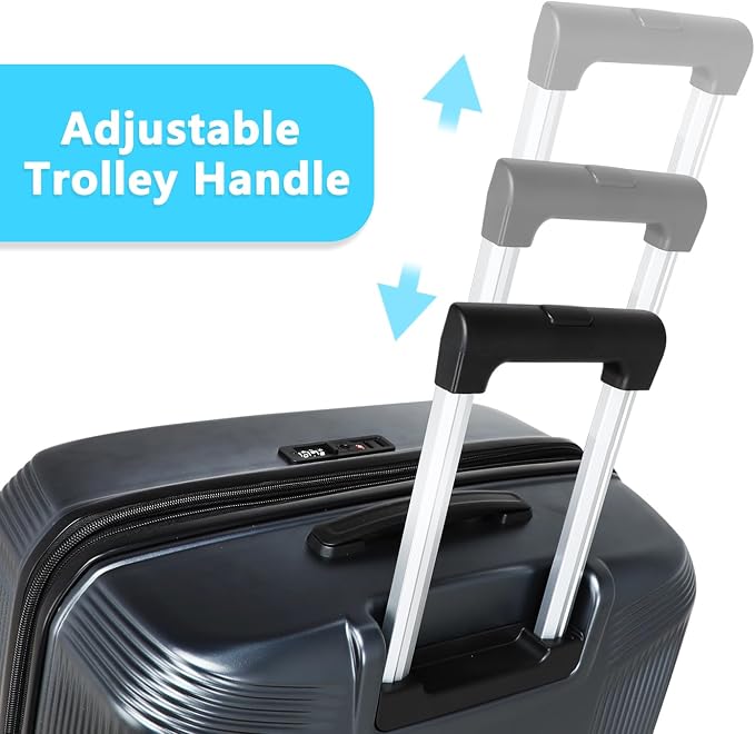 Luggage Sets 2 Piece, 20/28 Inch Lightweight Expandable PC Hardside Durable - Image 6