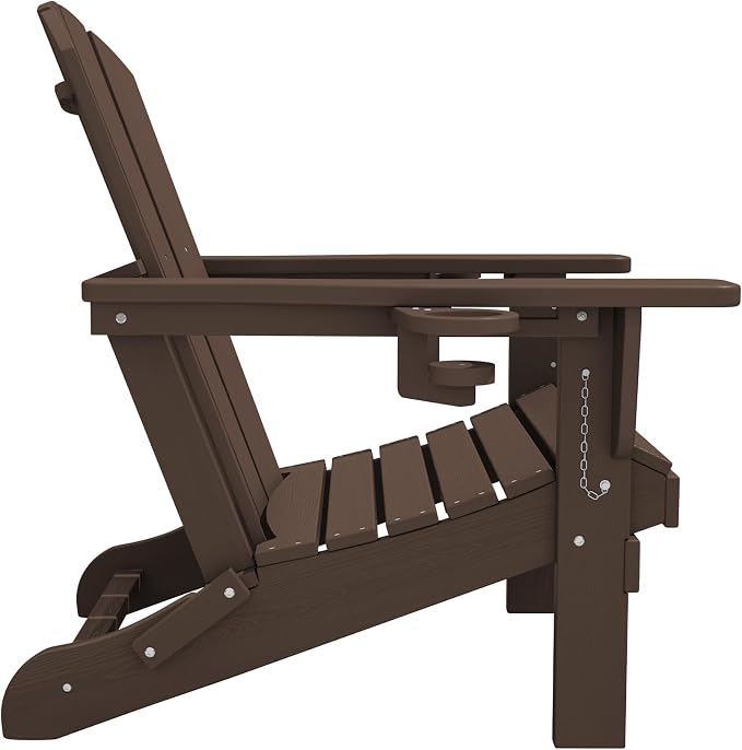 SERWALL Adirondack Chair with Cup Holders - Image 11