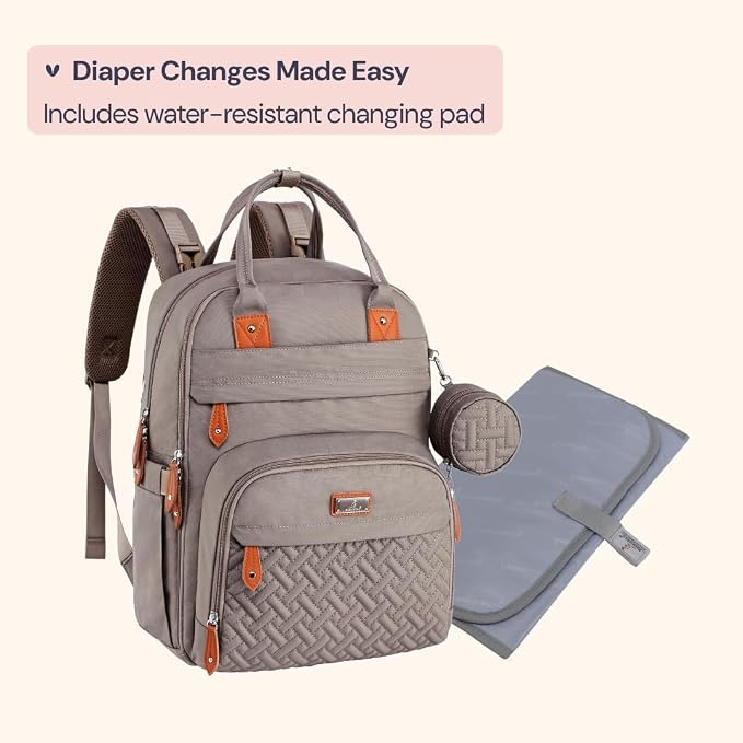 BabbleRoo Diaper Bag Backpack - Image 7