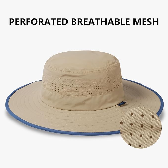 UPF 50+ Foldable Brim Water-Resistant Sun Bucket Hat - Image 4